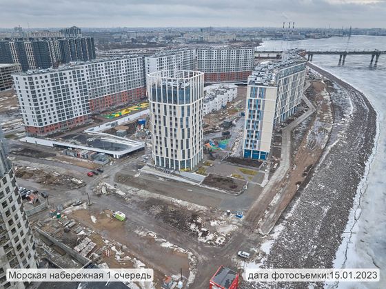 ЖК «Морская набережная. SeaView» (Морская набережная. СиВью), наб. Миклухо-Маклая, 1, к. 1 — 1 кв. 2023 г.