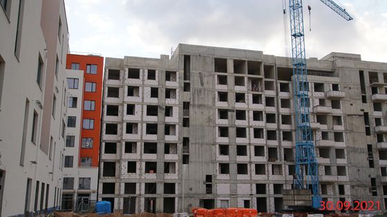 Квартал «Черника», пр. Александра Суворова, 15, к. 5 — 3 кв. 2021 г.