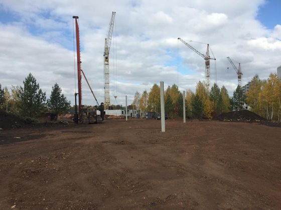 Экорайон «Вишневая горка», ул. Олимпийская, 12 — 3 кв. 2021 г.
