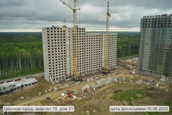 ЖК «Цветной город», Пейзажная ул., 24, к. 1 — 2 кв. 2022 г.