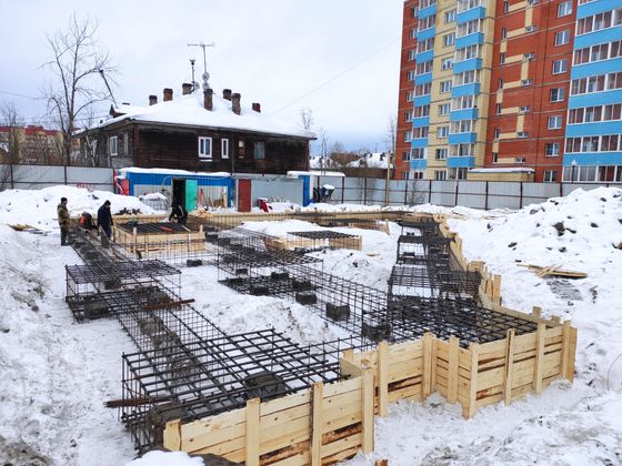 Дом «на Первомайской», Первомайская ул., 18, к. 1 — 1 кв. 2021 г.