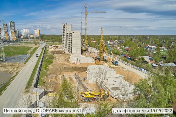 ЖК «Цветной город», Муринская дорога, 9, к. 3 — 2 кв. 2022 г.