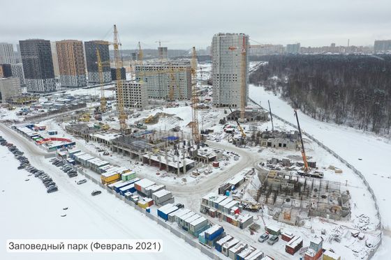 ЖК «Заповедный парк», пр. Орлово-Денисовский, 15, к. 2 — 1 кв. 2021 г.