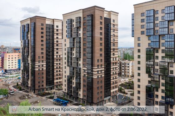 ЖК «Арбан Smart на Краснодарской» (Apбaн Cмapт на Краснодарской), Краснодарская ул., 40/4 — 2 кв. 2022 г.