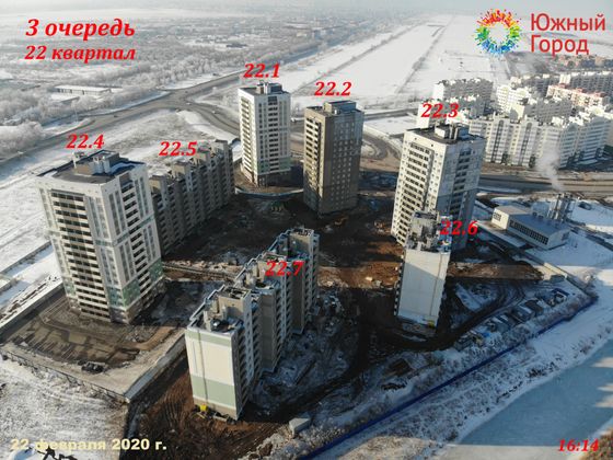 Жилой район «Южный город», пр. Николаевский, 59 — 1 кв. 2020 г.