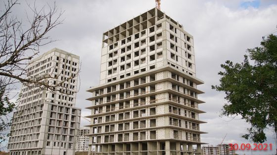 Квартал «Черника», пр. Александра Суворова, 21 — 3 кв. 2021 г.