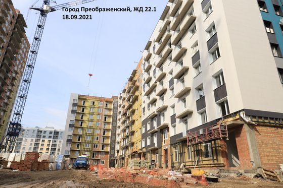 Микрорайон «Преображенский», ул. Авиаторов, 43А — 3 кв. 2021 г.