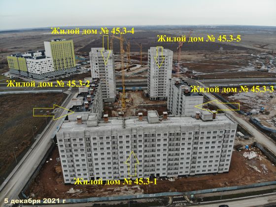 Жилой район «Южный город», ул. Губернаторская, 65 — 4 кв. 2021 г.