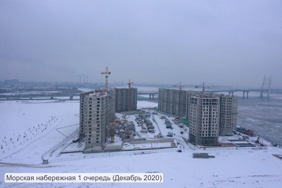 ЖК «Морская набережная. Бульвар», пр. Крузенштерна, 2 — 4 кв. 2020 г.