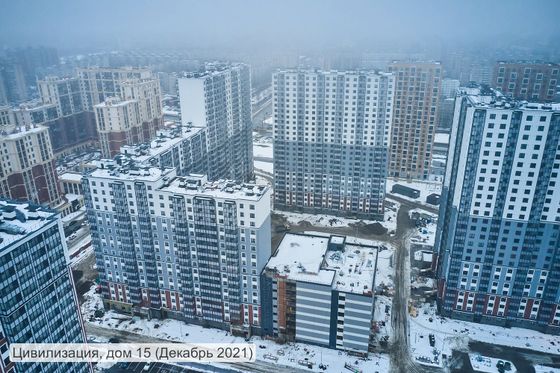 ЖК «Цивилизация», ул. Дыбенко, 7, к. 1 — 4 кв. 2021 г.