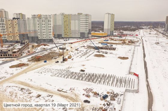 ЖК «Цветной город», Муринская дорога, 27, к. 3 — 1 кв. 2021 г.