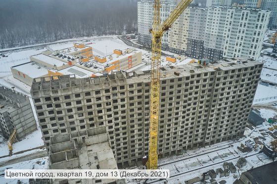 ЖК «Цветной город», Муринская дорога, 27, к. 3 — 4 кв. 2021 г.