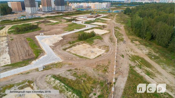 ЖК «Заповедный парк», наб. реки Каменки, 23 — 3 кв. 2019 г.