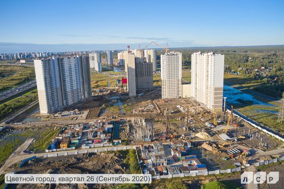 ЖК «Цветной город», Чарушинская ул., 22, к. 1 — 3 кв. 2020 г.