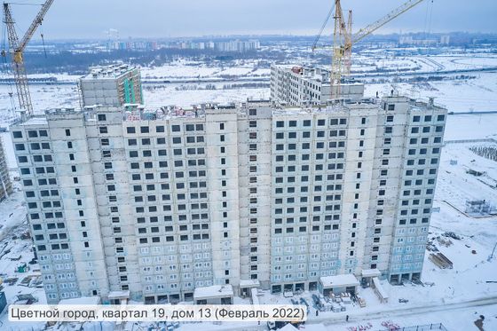 ЖК «Цветной город», Муринская дорога, 27, к. 2 — 1 кв. 2022 г.