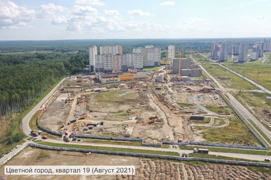 ЖК «Цветной город», Пейзажная ул., 30 — 3 кв. 2021 г.