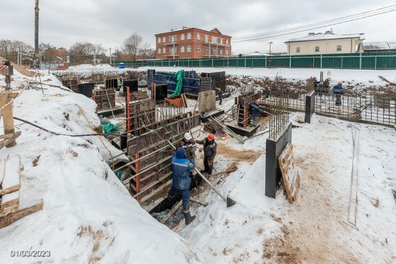 Клубный дом «Малые Вешки», корпус 1 — 1 кв. 2023 г.