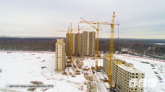 ЖК «Цветной город», Пейзажная ул., 26 — 1 кв. 2019 г.