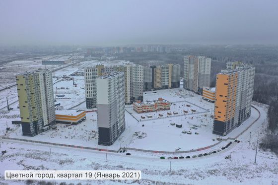 ЖК «Цветной город», Пейзажная ул., 2, к. 2 — 1 кв. 2021 г.