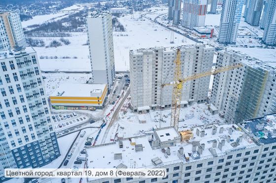 ЖК «Цветной город», Пейзажная ул., 2, к. 2 — 1 кв. 2022 г.