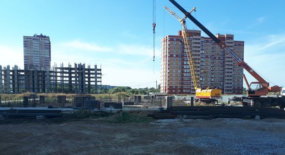 ЖК «1-ый Юго-Восточный микрорайон», ул. Новомосковская, 10Б — 3 кв. 2020 г.