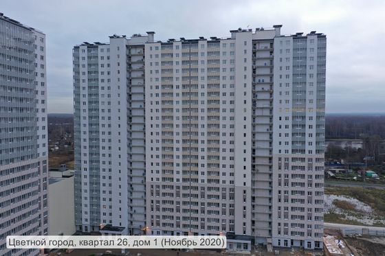 ЖК «Цветной город», Муринская дорога, 10, к. 1 — 4 кв. 2020 г.