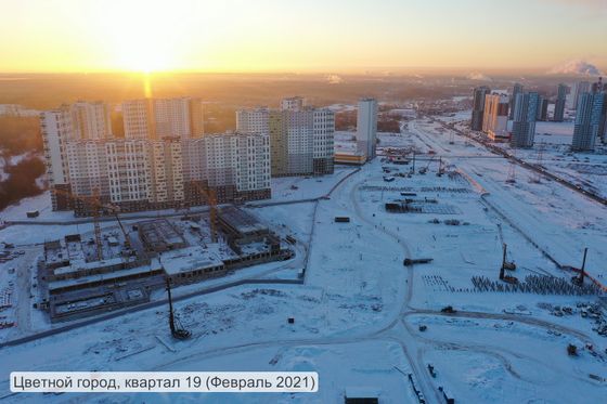 ЖК «Цветной город», Муринская дорога, 31, к. 2 — 1 кв. 2021 г.