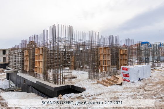 Микрорайон «SCANDIS OZERO» (Скандис Озеро), ул. Авиаторов, 34 — 4 кв. 2021 г.