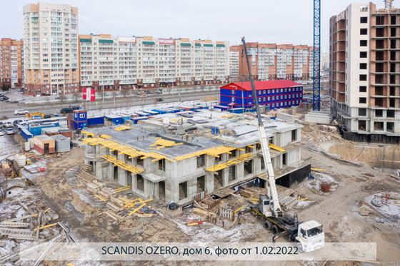 Микрорайон «SCANDIS OZERO» (Скандис Озеро), ул. Авиаторов, 34 — 1 кв. 2022 г.