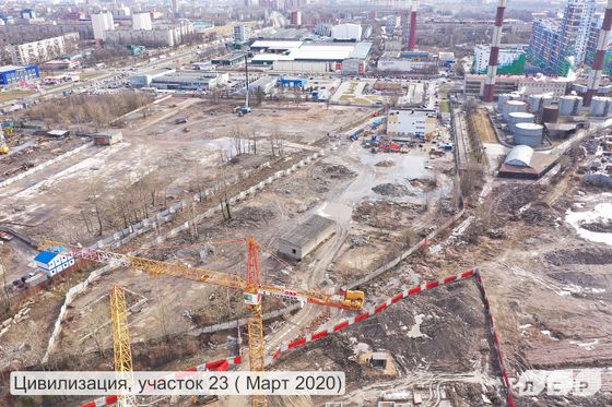 ЖК «Цивилизация», ул. Крыленко, 6, к. 2 — 1 кв. 2020 г.