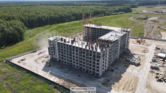 Жилой район «Никольский», ул. Лермонтова, 8 — 2 кв. 2021 г.