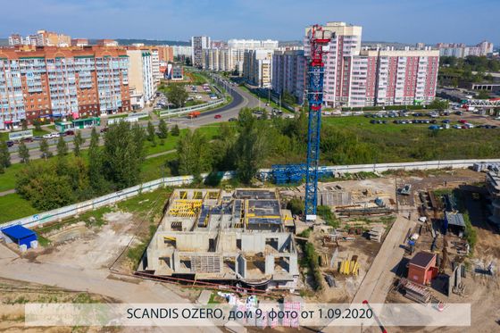 Микрорайон «SCANDIS OZERO» (Скандис Озеро), ул. Авиаторов, 28 — 3 кв. 2020 г.