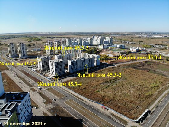 Жилой район «Южный город», ул. Челышевская, 1 — 3 кв. 2021 г.