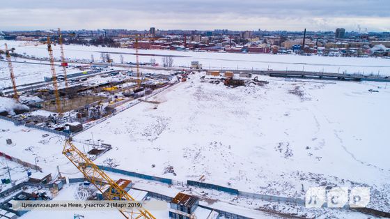 ЖК «Цивилизация на Неве», наб. Октябрьская, 40 — 1 кв. 2019 г.