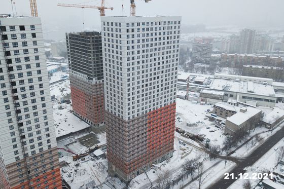 Жилой район «Второй Нагатинский», 2-й Нагатинский проезд, 2/2, к. 1 — 4 кв. 2021 г.