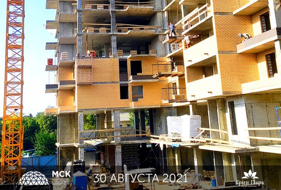 ЖК «Грин Парк», ул. Раздорская, 2А — 3 кв. 2021 г.