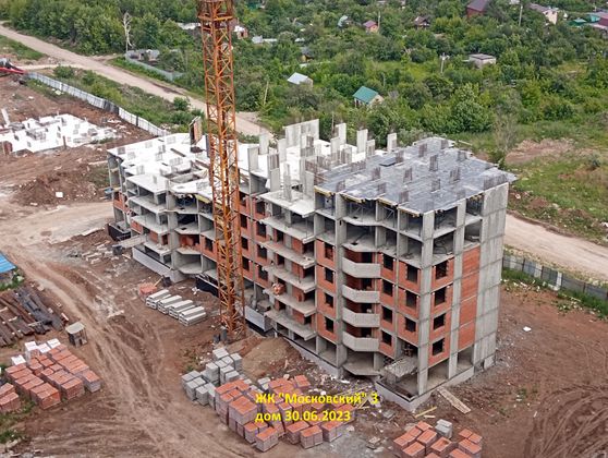 ЖК «МОСКОВСКИЙ», 18-й километр, 57 — 2 кв. 2023 г.