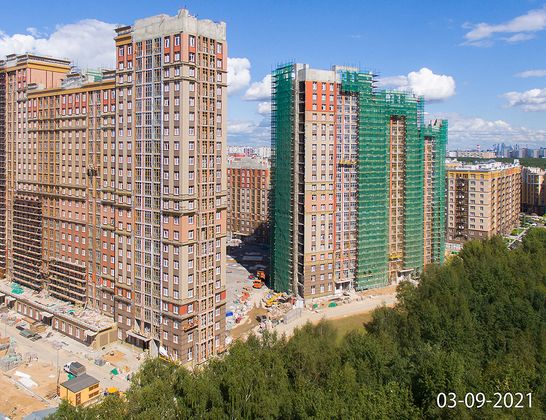 ЖК «Рассказово», бул. Андрея Тарковского, к. 11 — 3 кв. 2021 г.