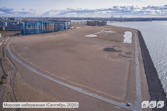 ЖК «Морская набережная. Бульвар», пр. Крузенштерна, 2 — 3 кв. 2020 г.