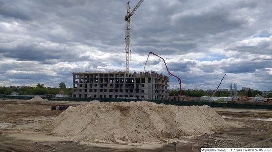 ЖК «Меридиан Запад», ул. Краснооктябрьская, 16, к. 1 — 2 кв. 2023 г.