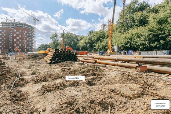 ЖК «Новоданиловская 8», Новоданиловская наб., 8, к. 2 — 3 кв. 2020 г.