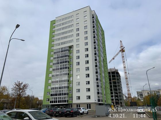 ЖК «Циолковский», ул. Коммуны, 35 — 4 кв. 2021 г.