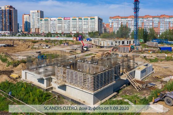 Микрорайон «SCANDIS OZERO» (Скандис Озеро), ул. Авиаторов, 24 — 3 кв. 2020 г.