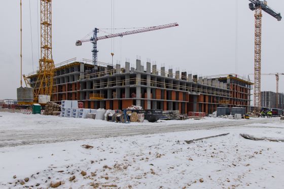 Квартал «Брусника в Академическом», ул. Академика Ландау, 7 — 1 кв. 2023 г.