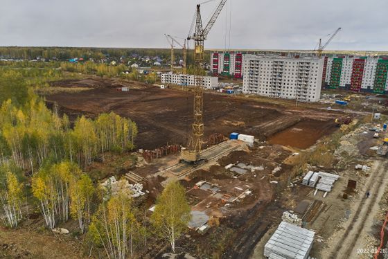 Экорайон «Вишневая горка», ул. Олимпийская, 9Б — 3 кв. 2022 г.