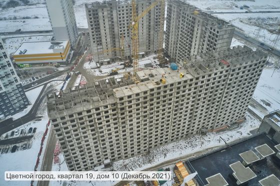 ЖК «Цветной город», Муринская дорога, 25, к. 2 — 4 кв. 2021 г.