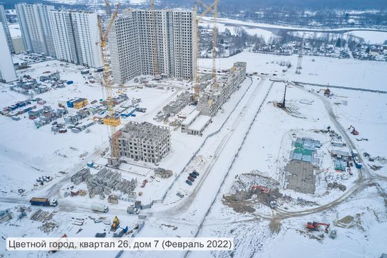 ЖК «Цветной город», Пахомовская ул., 22 — 1 кв. 2022 г.