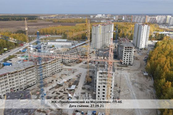 ЖК «Преображенский на Московском», ул. Сергея Джанбровского, 7 — 3 кв. 2021 г.