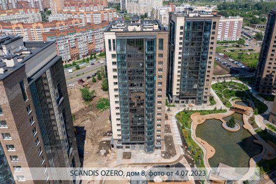 Микрорайон «SCANDIS OZERO» (Скандис Озеро), ул. Авиаторов, 30 — 3 кв. 2023 г.