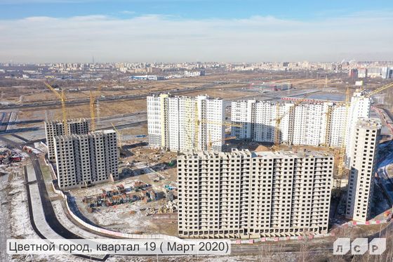 ЖК «Цветной город», Муринская дорога, 25, к. 3 — 1 кв. 2020 г.